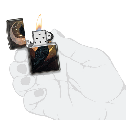 Zippo Raven Moon Design 47135