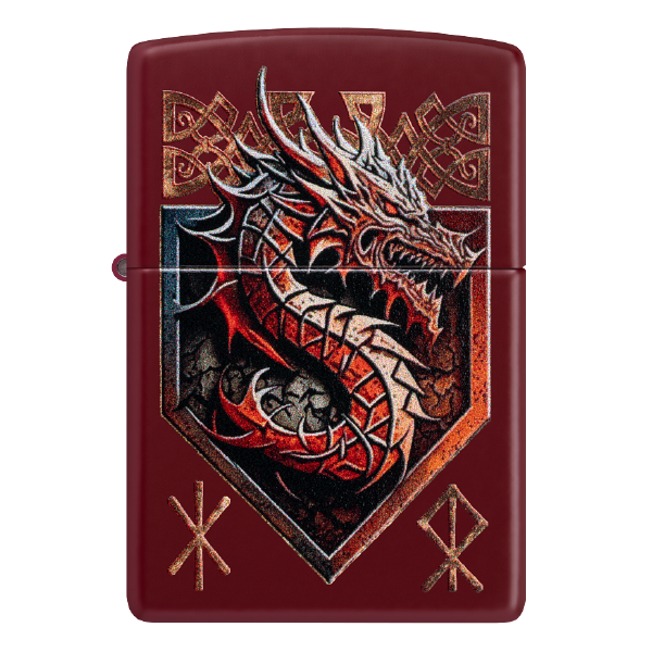 Zippo Dragon Shield Design 47136