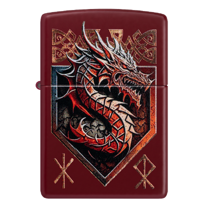 Zippo Dragon Shield Design 47136