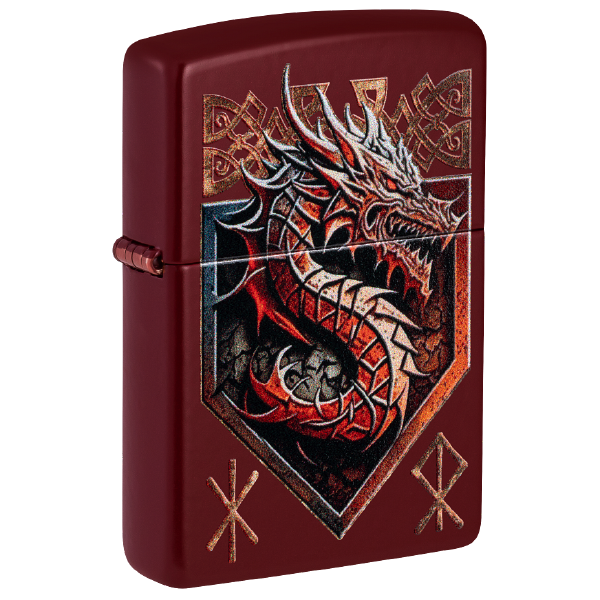 Zippo Dragon Shield Design 47136