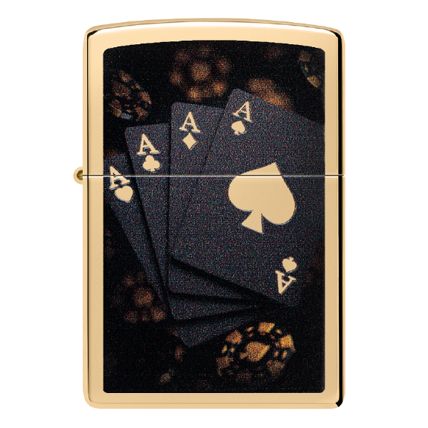 Zippo Lucky Aces Design 47141