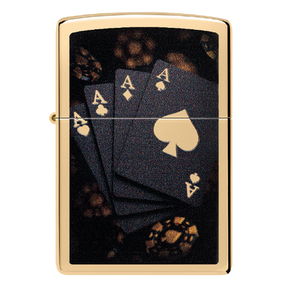 Zippo Lucky Aces Design 47141
