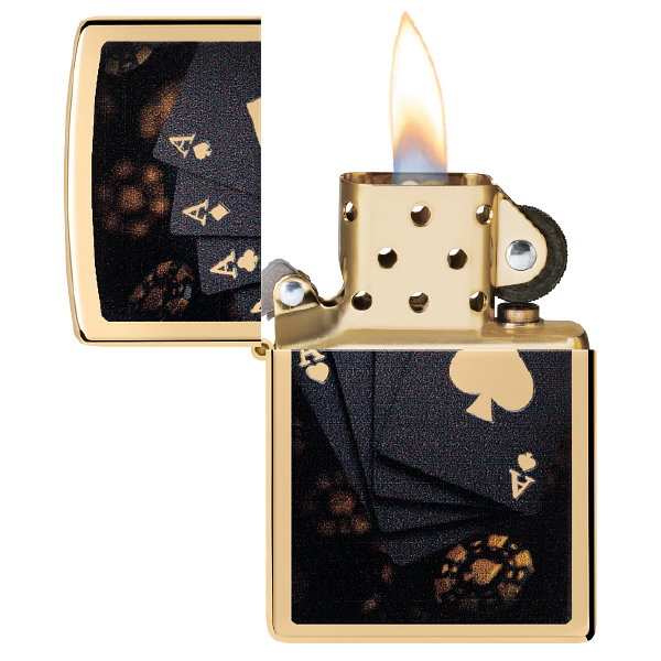 Zippo Lucky Aces Design 47141