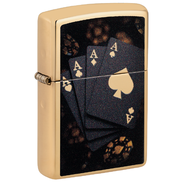 Zippo Lucky Aces Design 47141