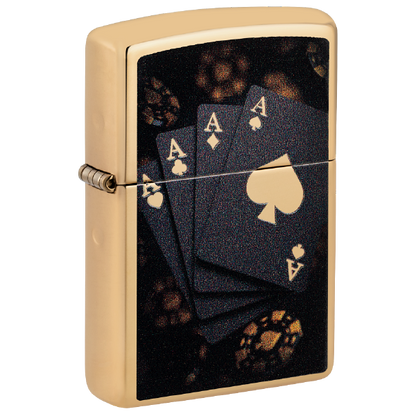 Zippo Lucky Aces Design 47141