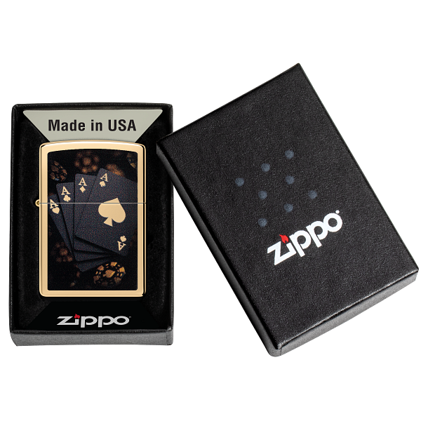 Zippo Lucky Aces Design 47141