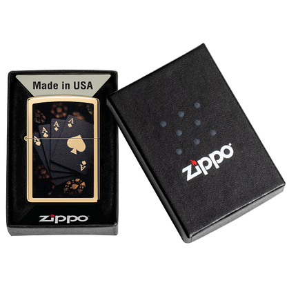 Zippo Lucky Aces Design 47141