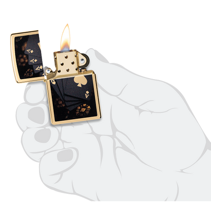 Zippo Lucky Aces Design 47141
