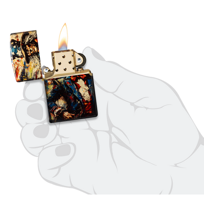 Zippo Zippo Uncle Sam 540 Fusion Tumbled Brass 47145