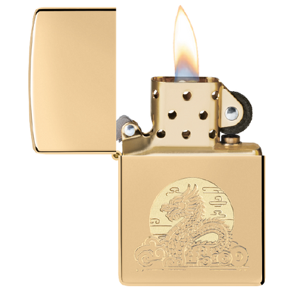 Zippo Moon Dragon Design 47147