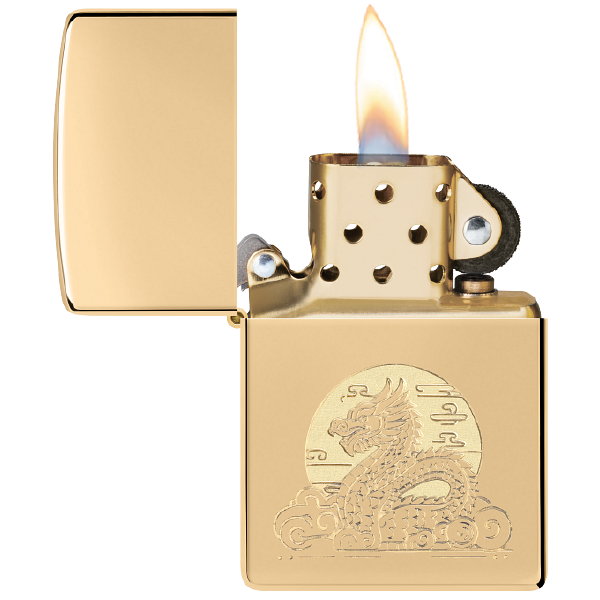 Zippo Moon Dragon Design 47147