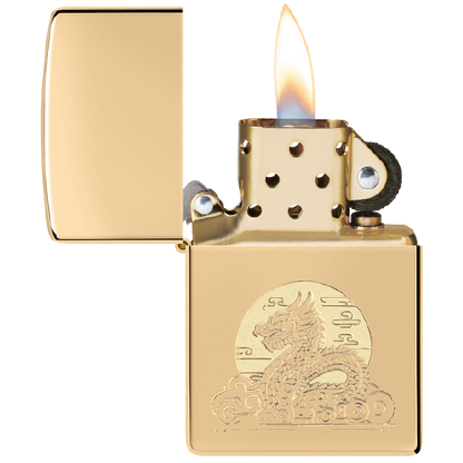 Zippo Moon Dragon Design 47147