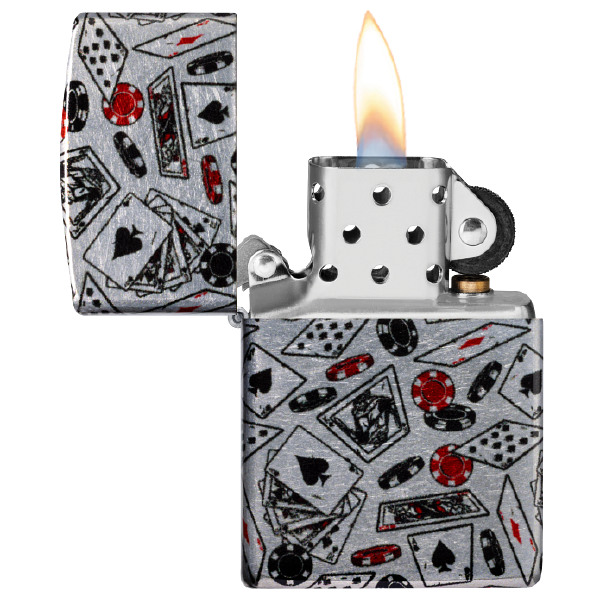 Zippo Let the Chips Fall Design 47157