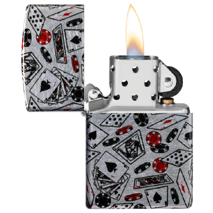 Zippo Let the Chips Fall Design 47157