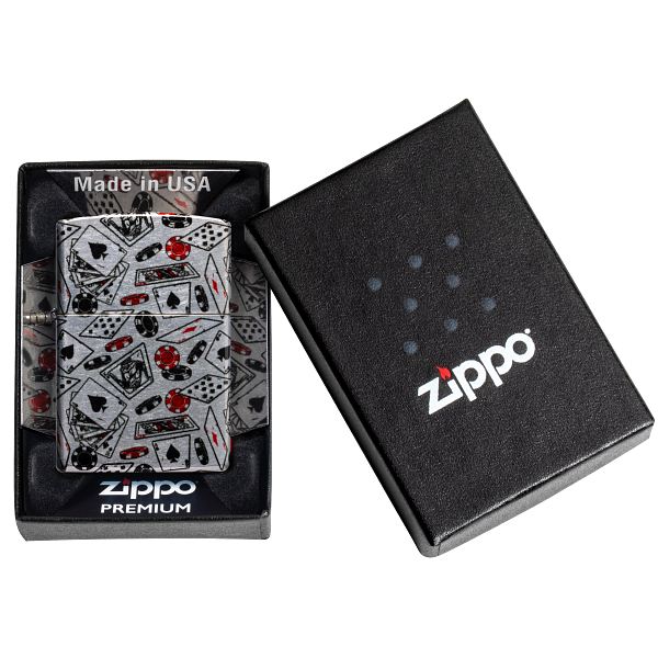 Zippo Let the Chips Fall Design 47157