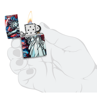 Zippo Lady Liberty Design 47168