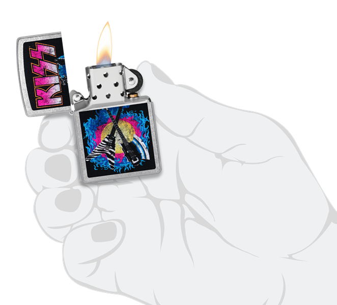 Zippo KISS® Axe Bass Design 47203