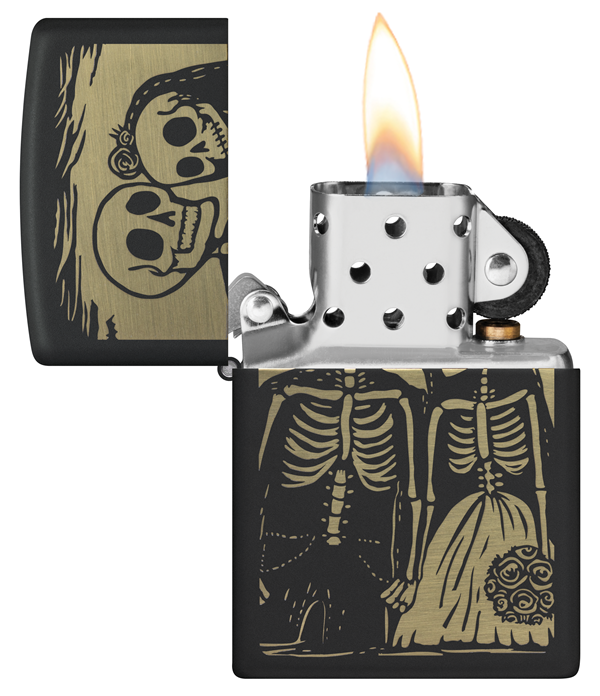 Zippo Skeleton Wedding Design 47210