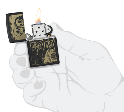 Zippo Skeleton Wedding Design 47210