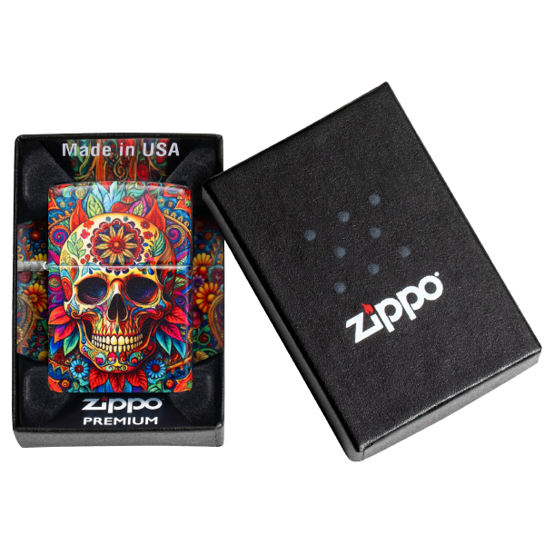 Zippo Colouful Skull 47263