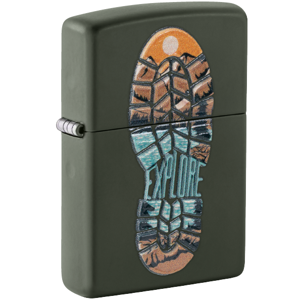 Zippo Textrured Explore Design 47433