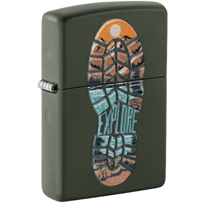 Zippo Textrured Explore Design 47433