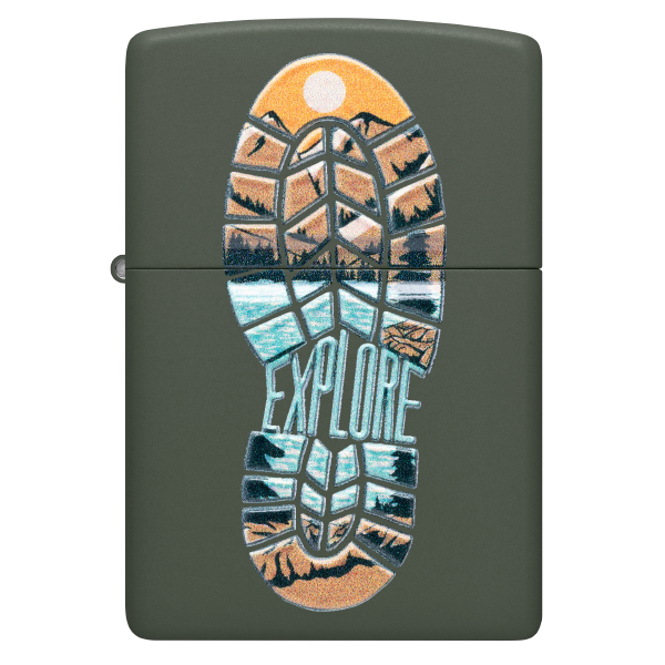 Zippo Textrured Explore Design 47433