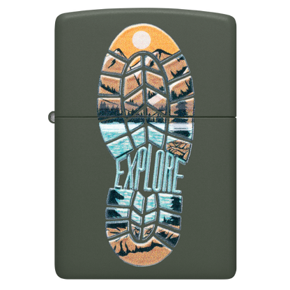 Zippo Textrured Explore Design 47433