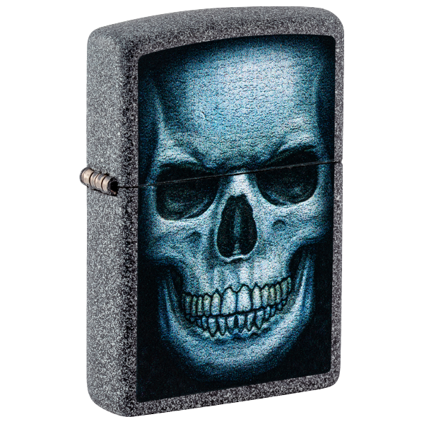 Zippo Iron Stone Skull Design 47464