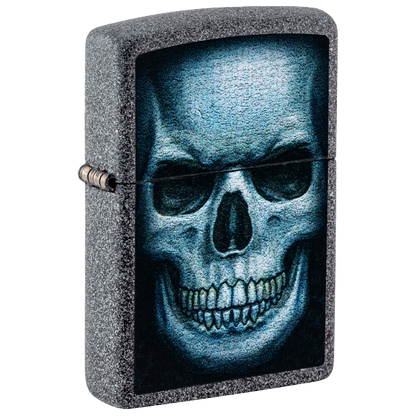 Zippo Iron Stone Skull Design 47464