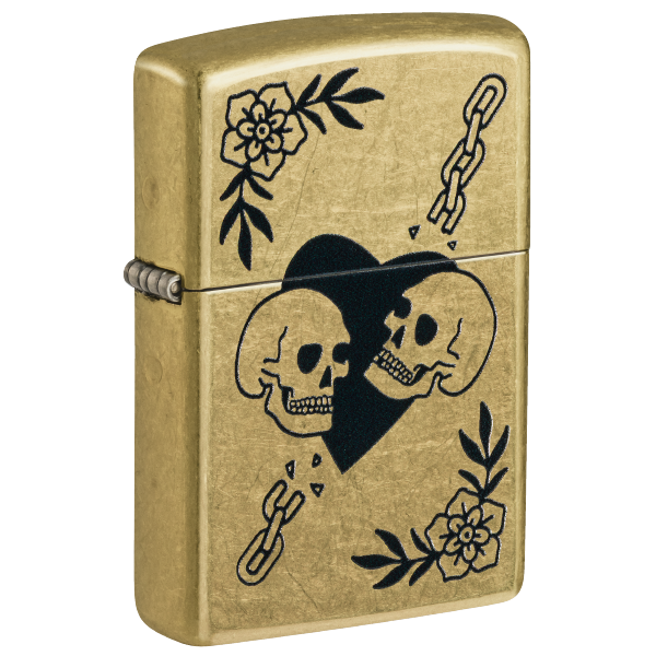 Zippo Love Skull Design 47513