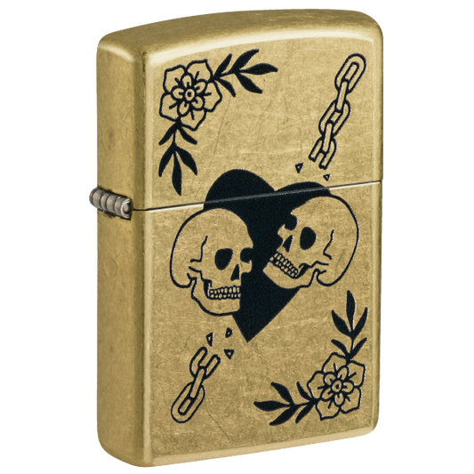 Zippo Love Skull Design 47513