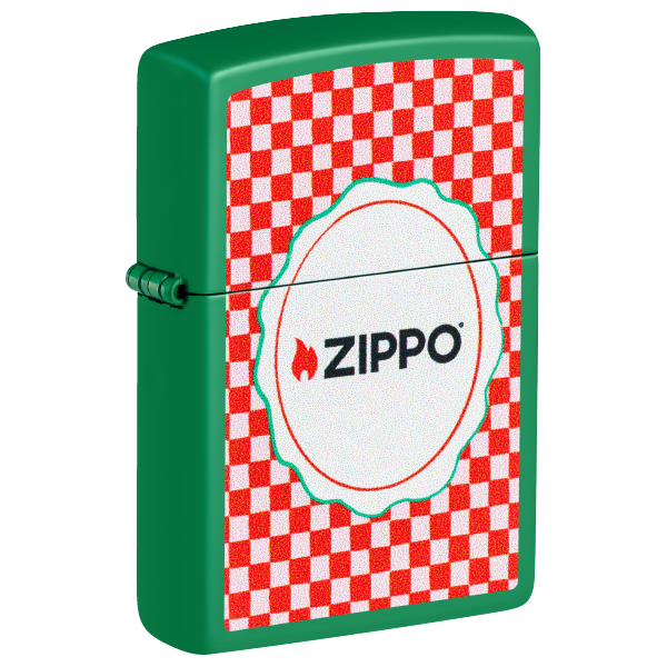 Zippo Checkered Frame Design 47518