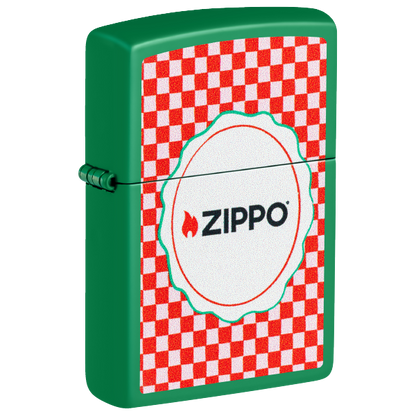 Zippo Checkered Frame Design 47518