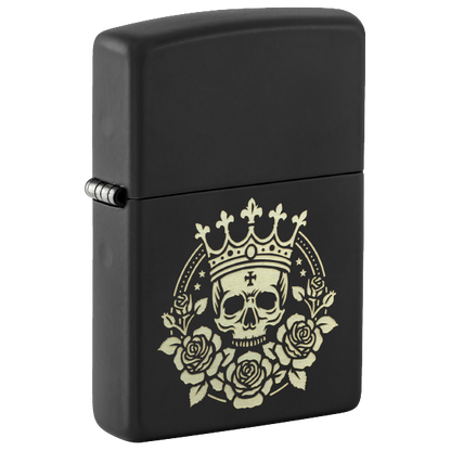 Zippo Rose Skull King Design 47529