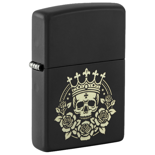Zippo Rose Skull King Design 47529