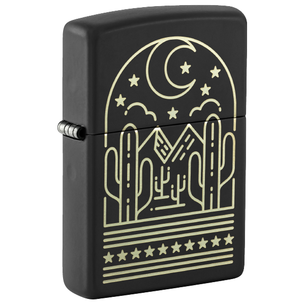 Zippo Cactus at Night Design 47531