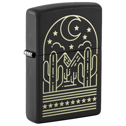 Zippo Cactus at Night Design 47531