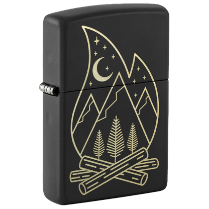 Zippo Camp Fire Flame Design 47532