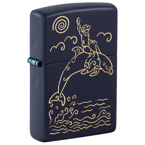 Zippo Cowboy Dolphin Design 47535