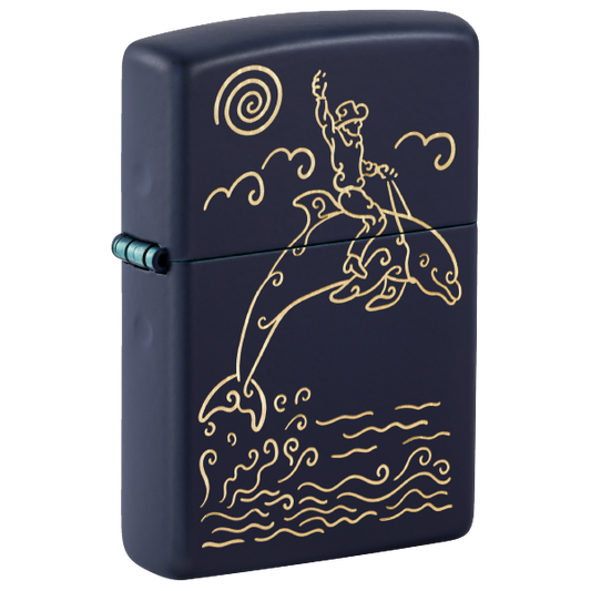 Zippo Cowboy Dolphin Design 47535