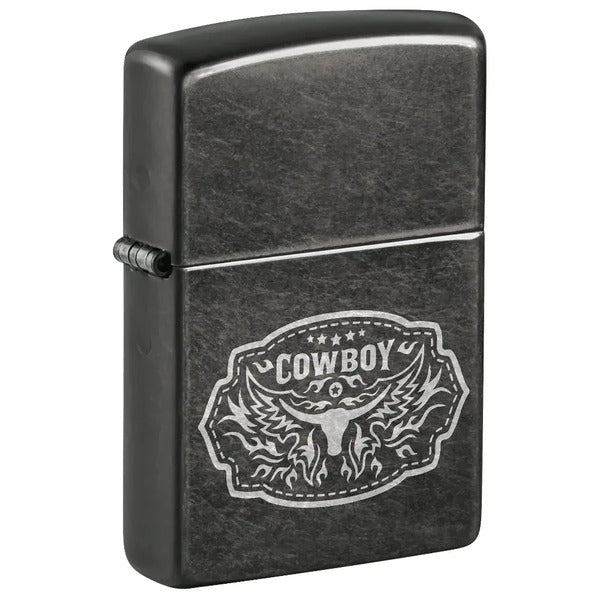 Zippo Cowboy Gray Dusk Design 47571