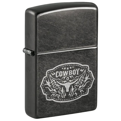 Zippo Cowboy Gray Dusk Design 47571