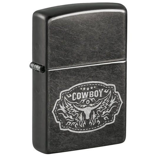 Zippo Cowboy Gray Dusk Design 47571