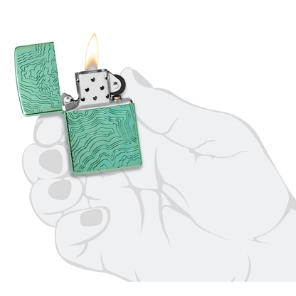 Zippo Map Design 48917