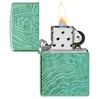 Zippo Map Design 48917