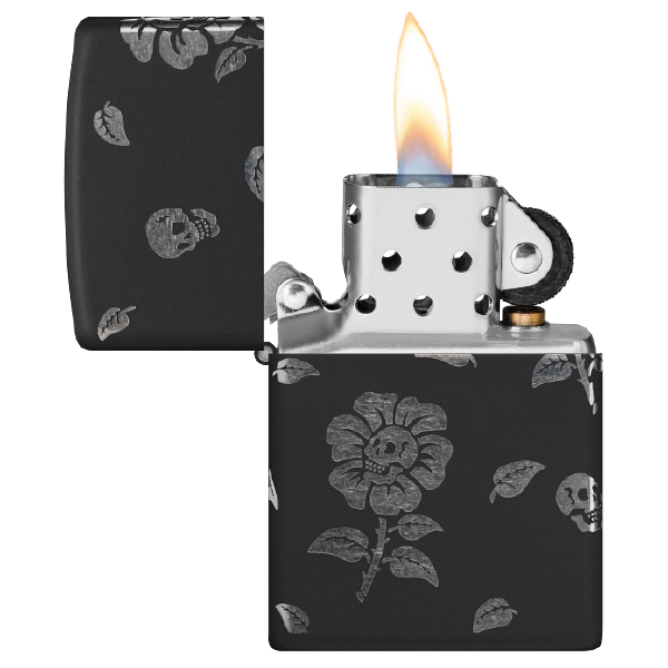 Zippo Flower Skulls Design 48931