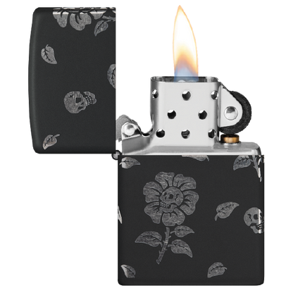 Zippo Flower Skulls Design 48931