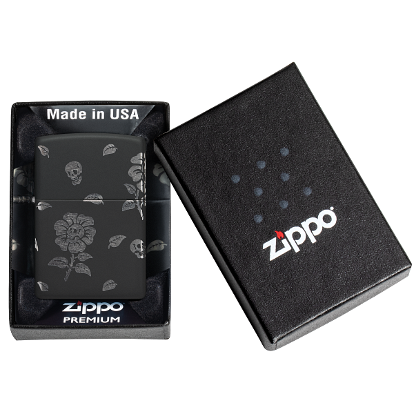 Zippo Flower Skulls Design 48931