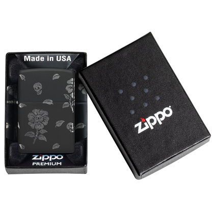 Zippo Flower Skulls Design 48931
